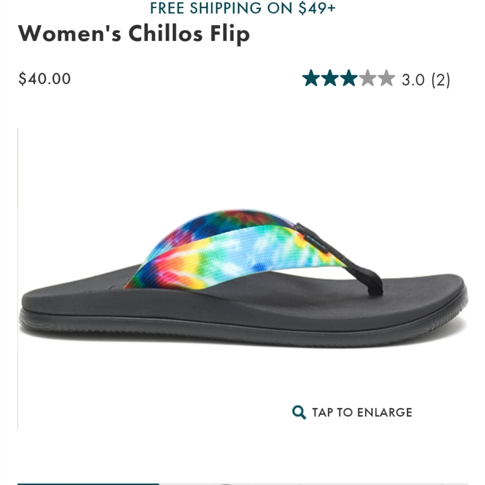 Chaco Chillos Flip Flops NEW